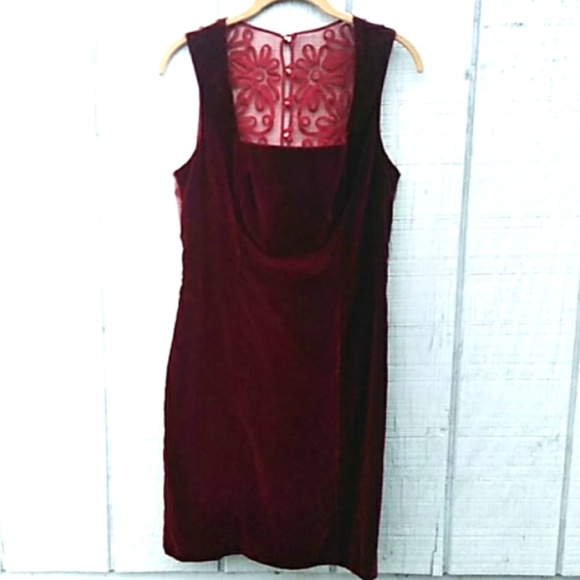 Vintage Dresses & Skirts - Stunning Burgundy Retro Vintage Dress Size 10 Vintage Dresses & Skirts - Stunning Burgundy Retro Vintage Dress Size 10